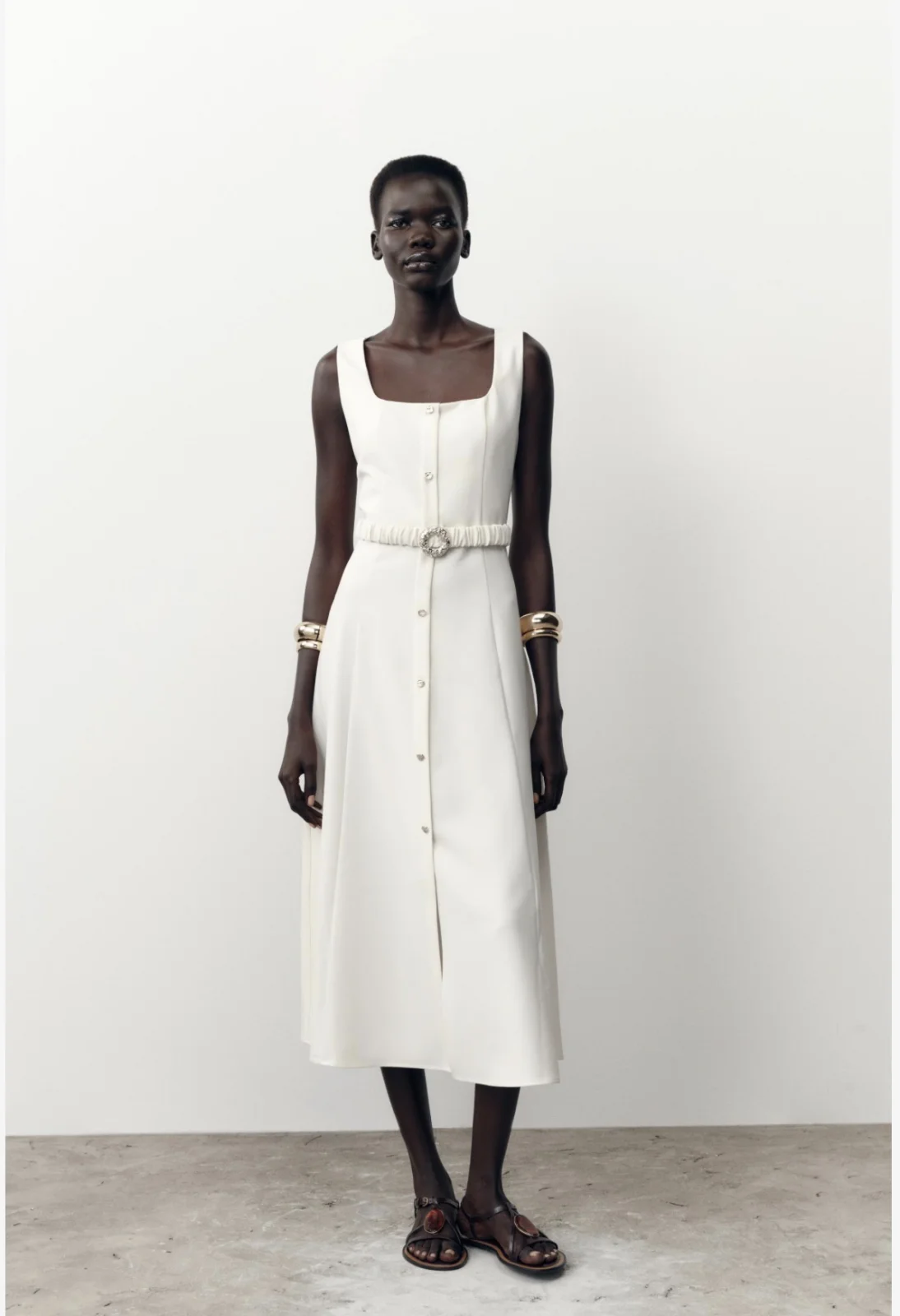 Zara oyster dress