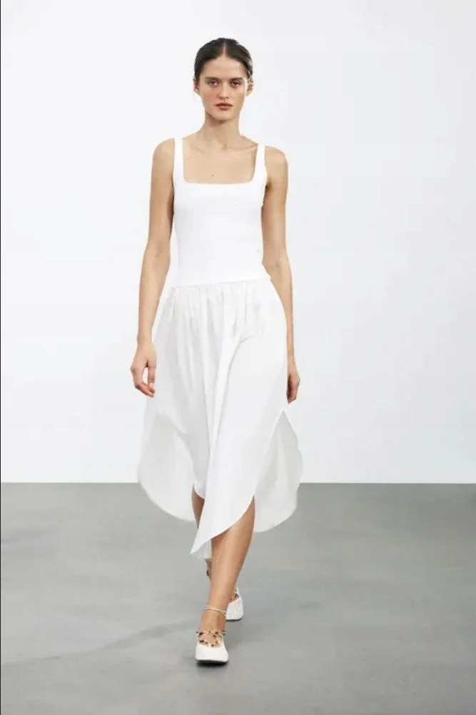 Zara white dress
